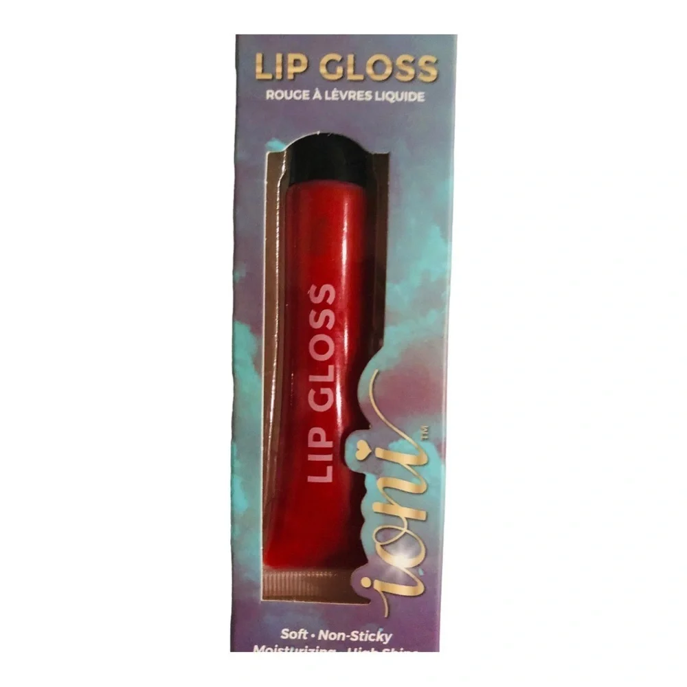 2 High shine lip gloss in sheer fuchsia, Melon,‎ Fuchsia, sheer red, Warm nude